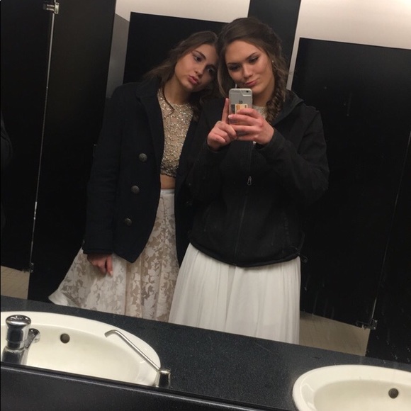 Beautiful two piece prom dress! - Picture 3 of 4